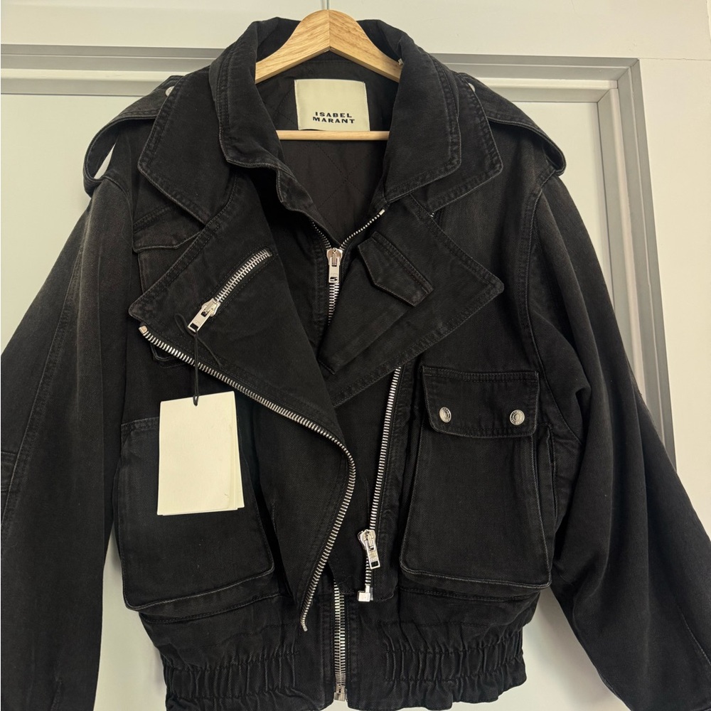 Isabel Marant Black Denim Jacket - Picture 3 of 16